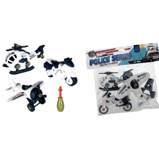 DIY Assembly Police Set - 3 Piece